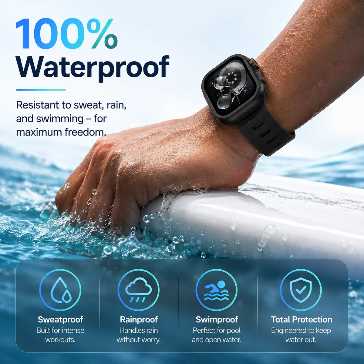 SnapLock Secure Magnetic Apple Watch Band