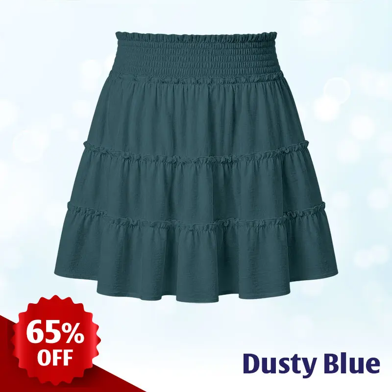 MiraSkort™ - High-Waisted Ruffle Skort with Hidden Shorts & Pockets (Copy)