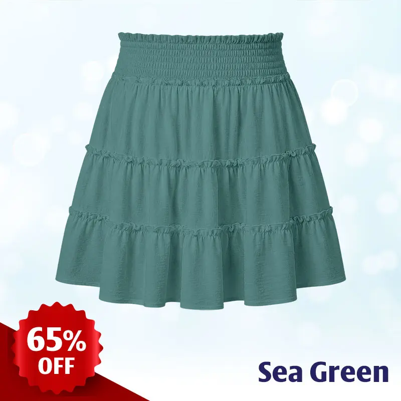 MiraSkort™ - High-Waisted Ruffle Skort with Hidden Shorts & Pockets (Copy)