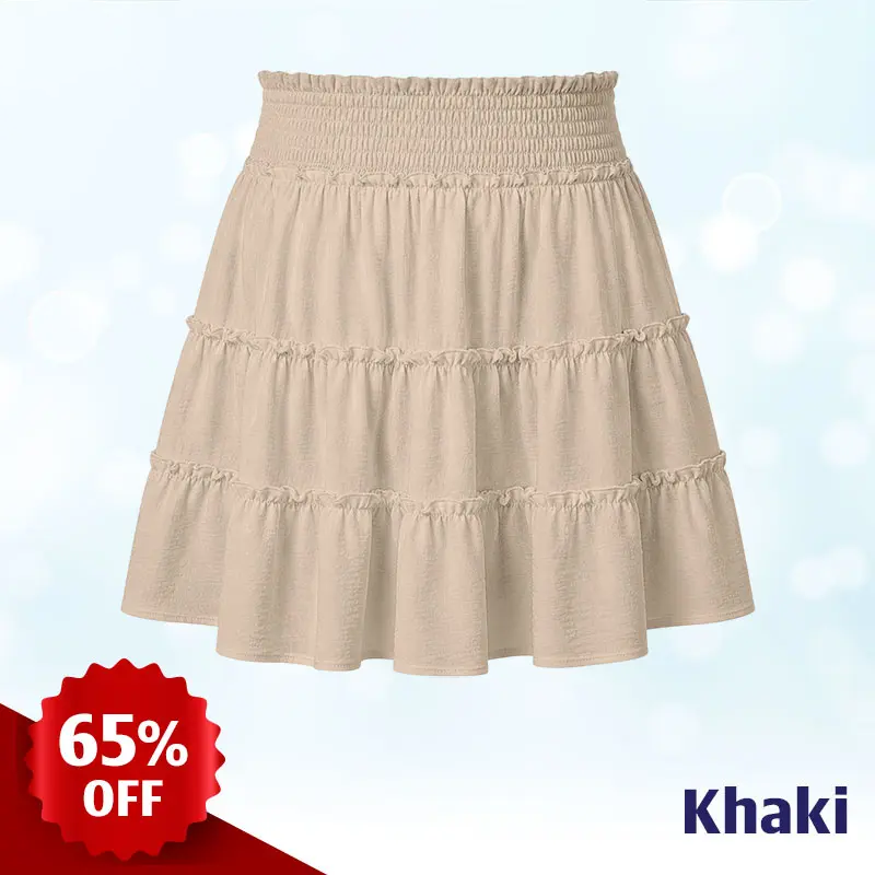 MiraSkort™ - High-Waisted Ruffle Skort with Hidden Shorts & Pockets (Copy)