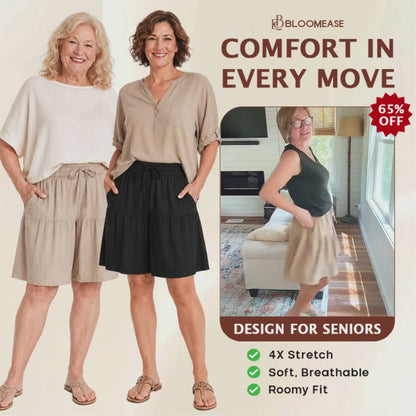 Bloomease - Flowy Skort Shorts