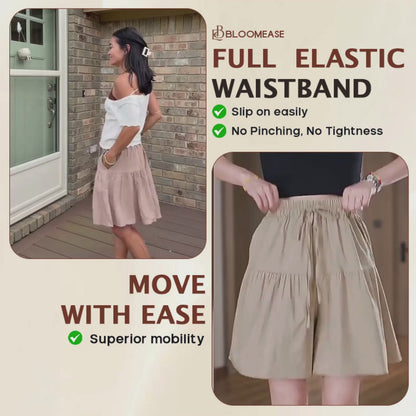 Bloomease - Flowy Skort Shorts