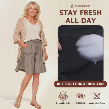 Bloomease - Flowy Skort Shorts
